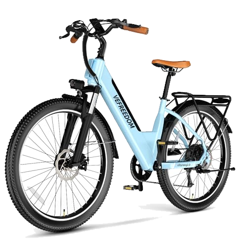 Ihahvc Electric Bike for Adults-Blue UL 2849 Certified